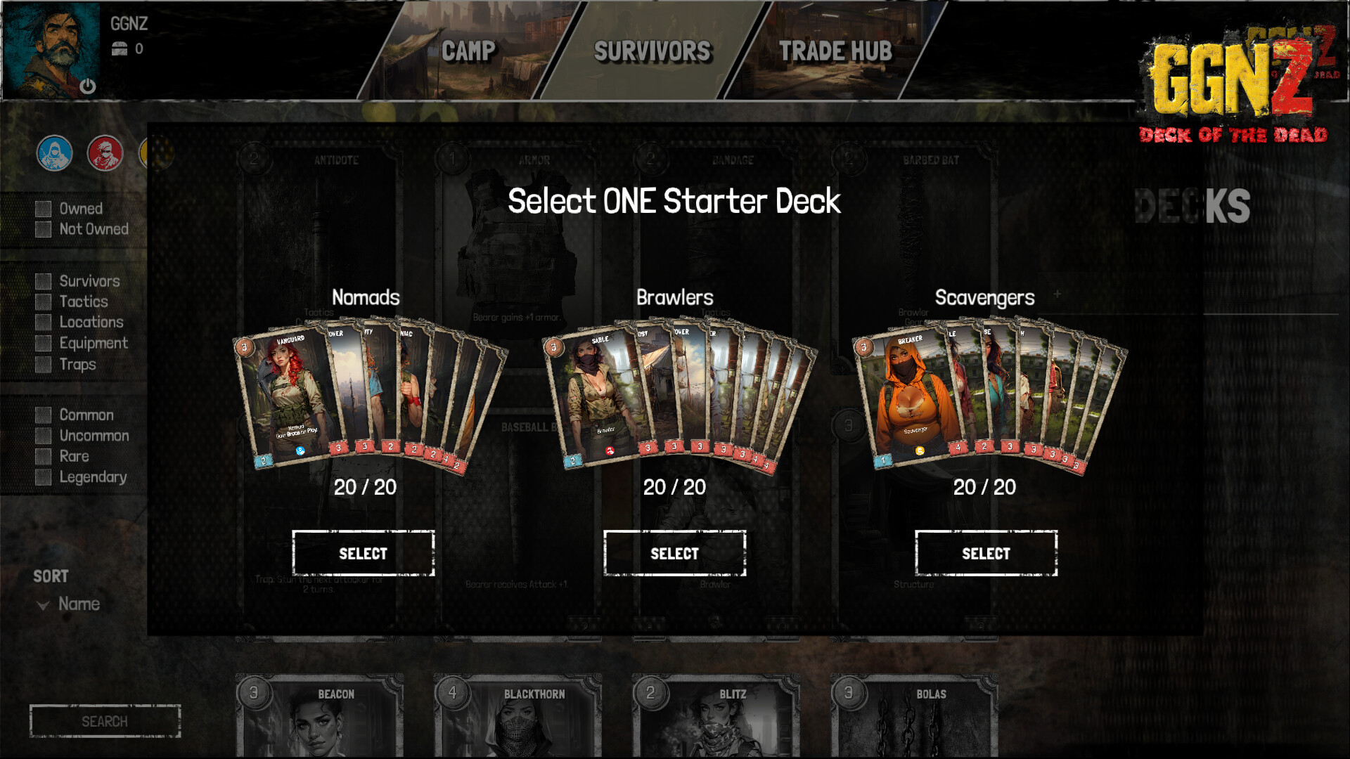 GGNZ: Deck of the Dead screenshot #2