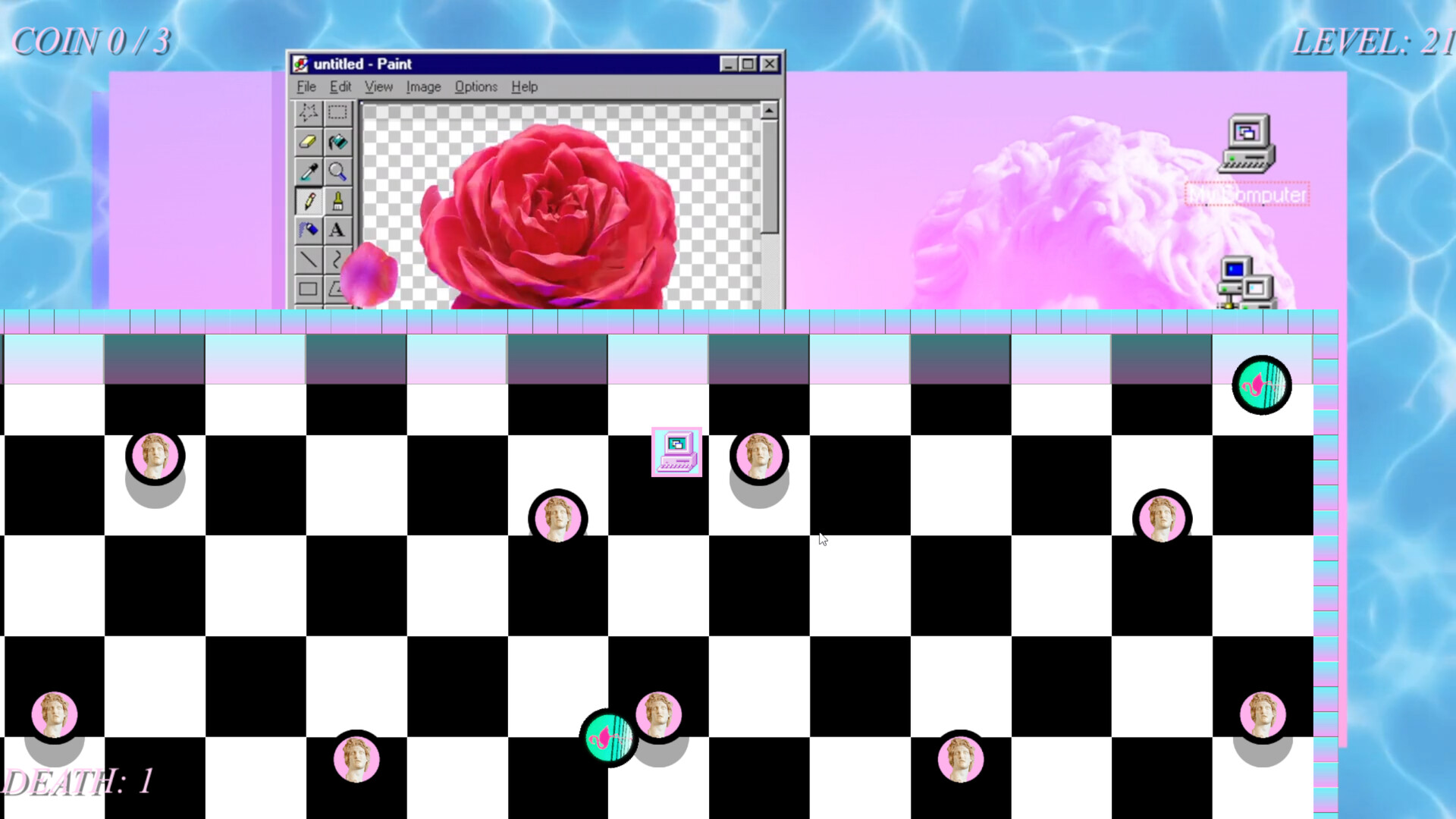 Vaporwave Hardest Game screenshot 3