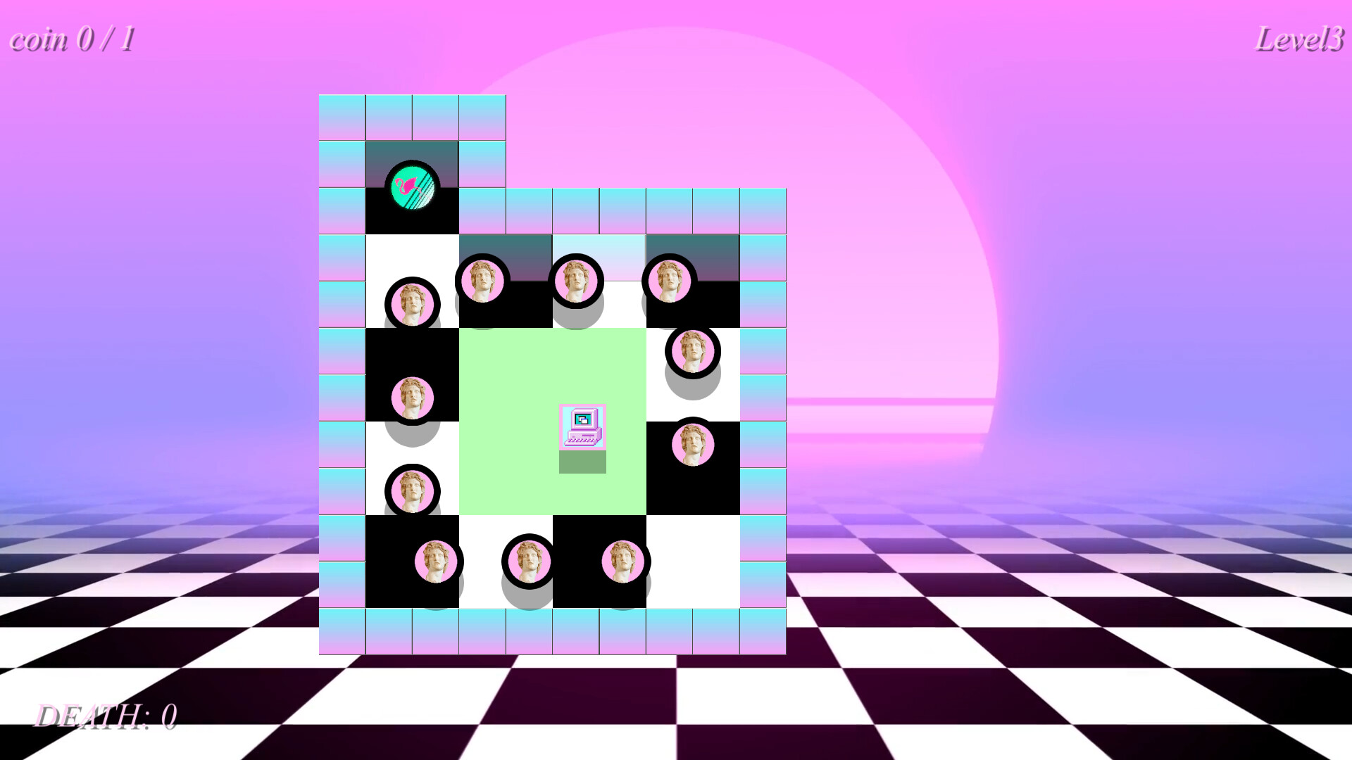 Vaporwave Hardest Game Featured Screenshot #1