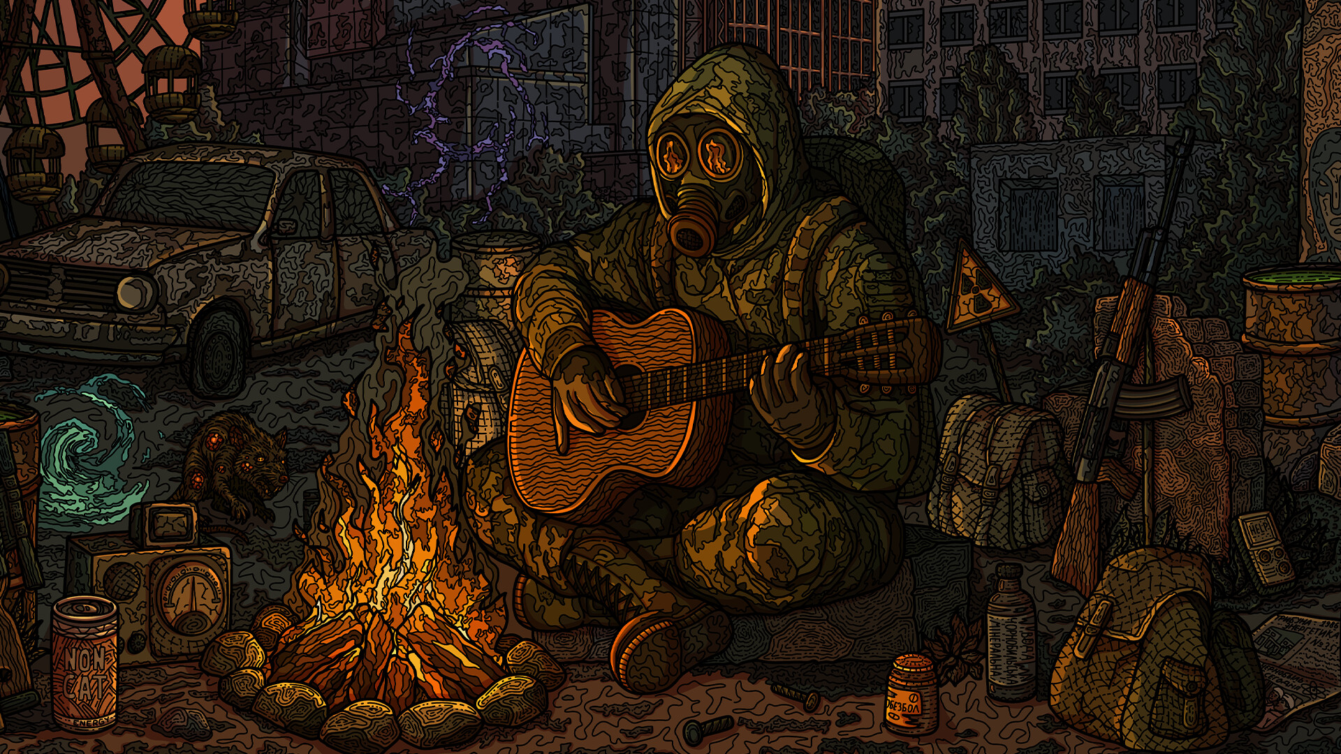 100 Chernobyl Cats screenshot #1