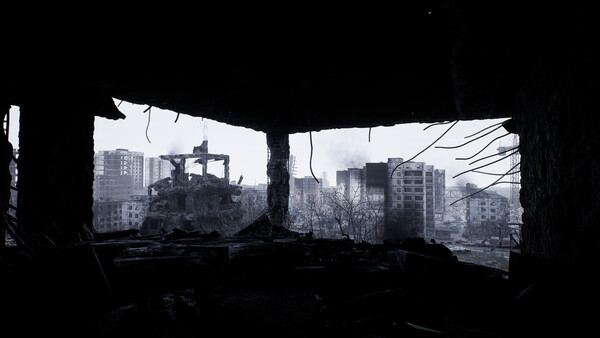Screenshot of WE’RE STILL HERE gameplay showing in-action mechanics