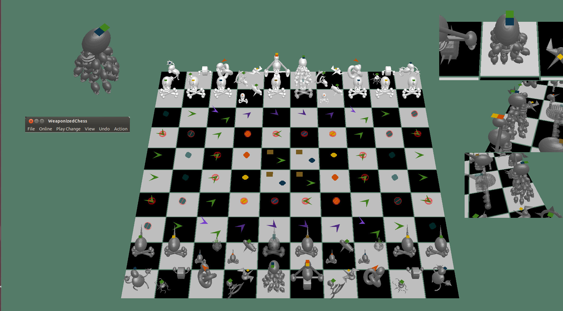 #7. WeaponizedChess (Steam) Podle: Arational Entertainment