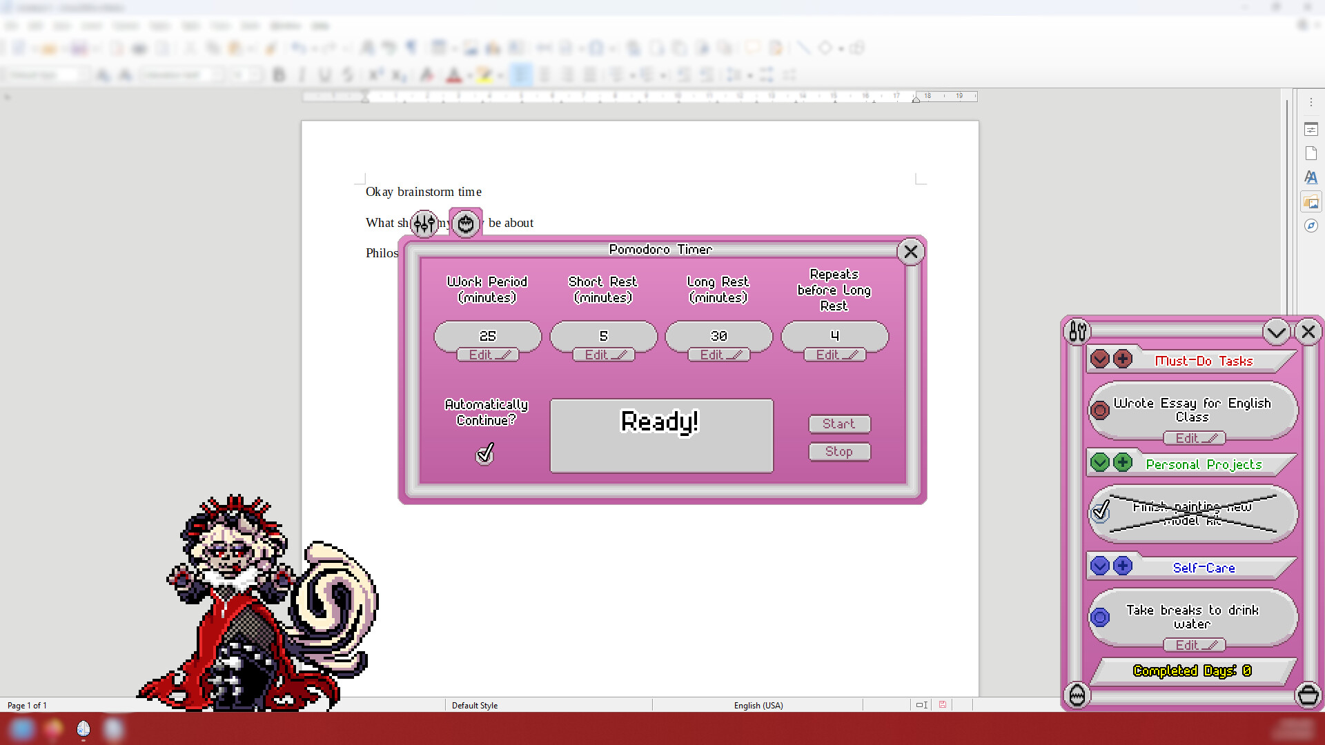 Motivation Monsters — gameplay screenshot 1