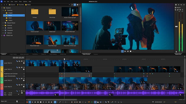 VEGAS Pro 23 Steam Edition.