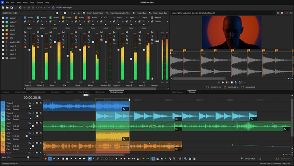 VEGAS Pro 23 Steam Edition.