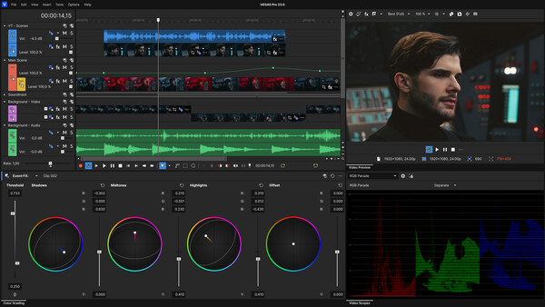 VEGAS Pro 23 Steam Edition.
