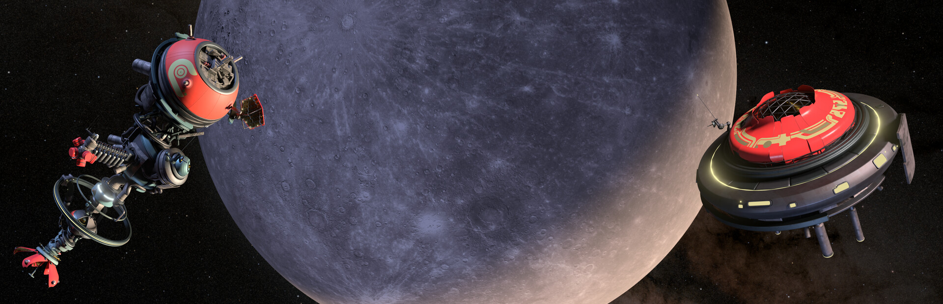 First Moon of Mercury