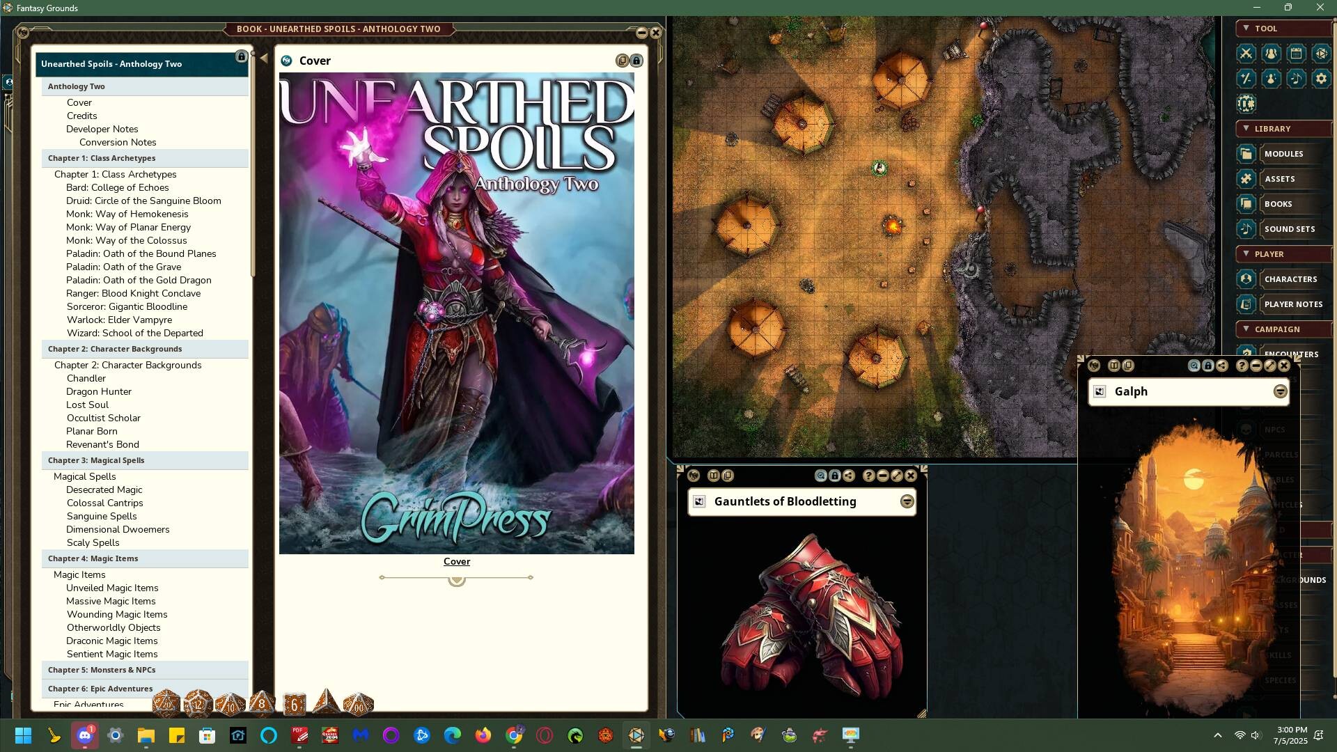 #3. Fantasy Grounds - Unearthed Spoils Anthology Two (Steam) 由: SmiteWorks USA, LLC