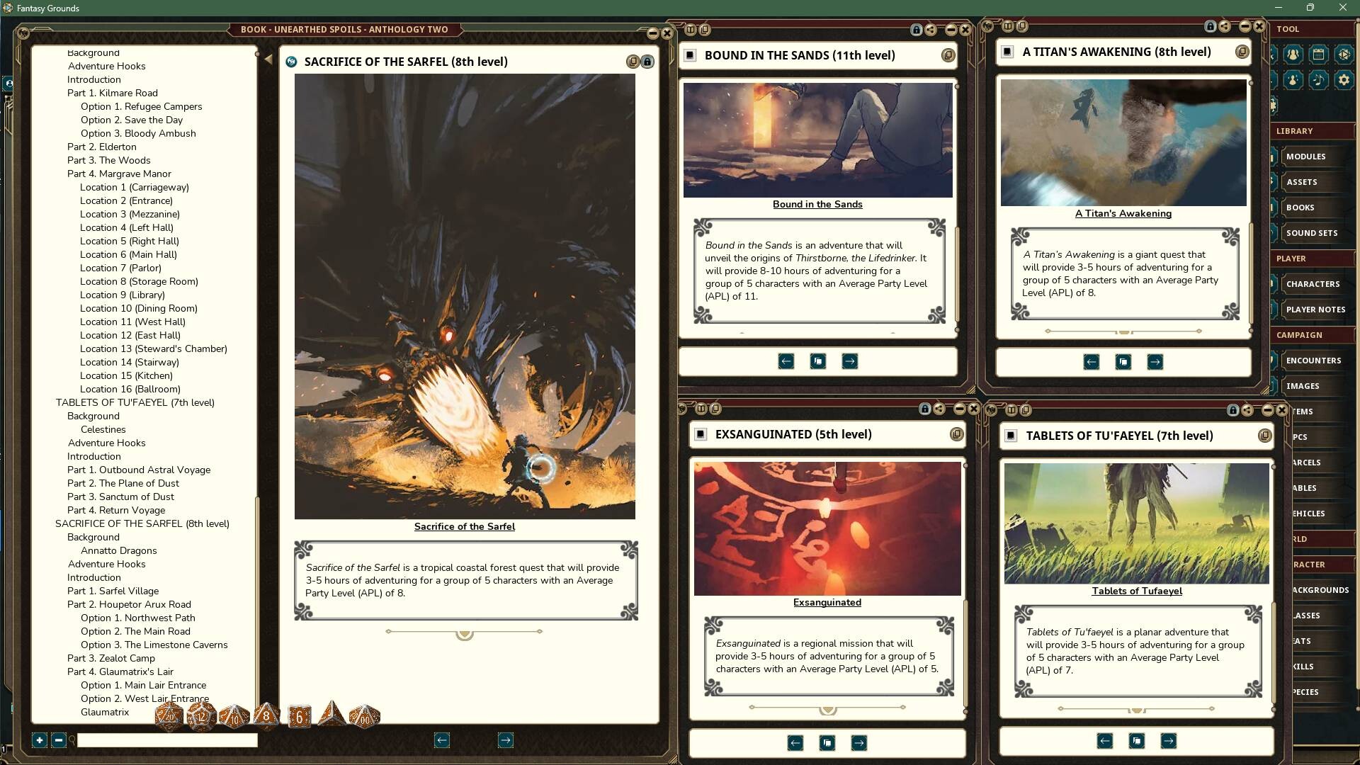 #5. Fantasy Grounds - Unearthed Spoils Anthology Two (Steam) 由: SmiteWorks USA, LLC