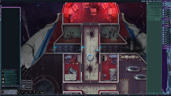 Fantasy Grounds - Starfinder 2 RPG - Flip-Mat: Derelict Starships