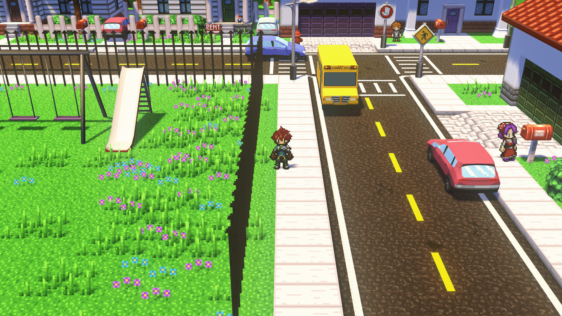 #4. RPG Developer Bakin PixelScapes Modern Suburban Pack (Steam) By: SmileBoom Co.Ltd.