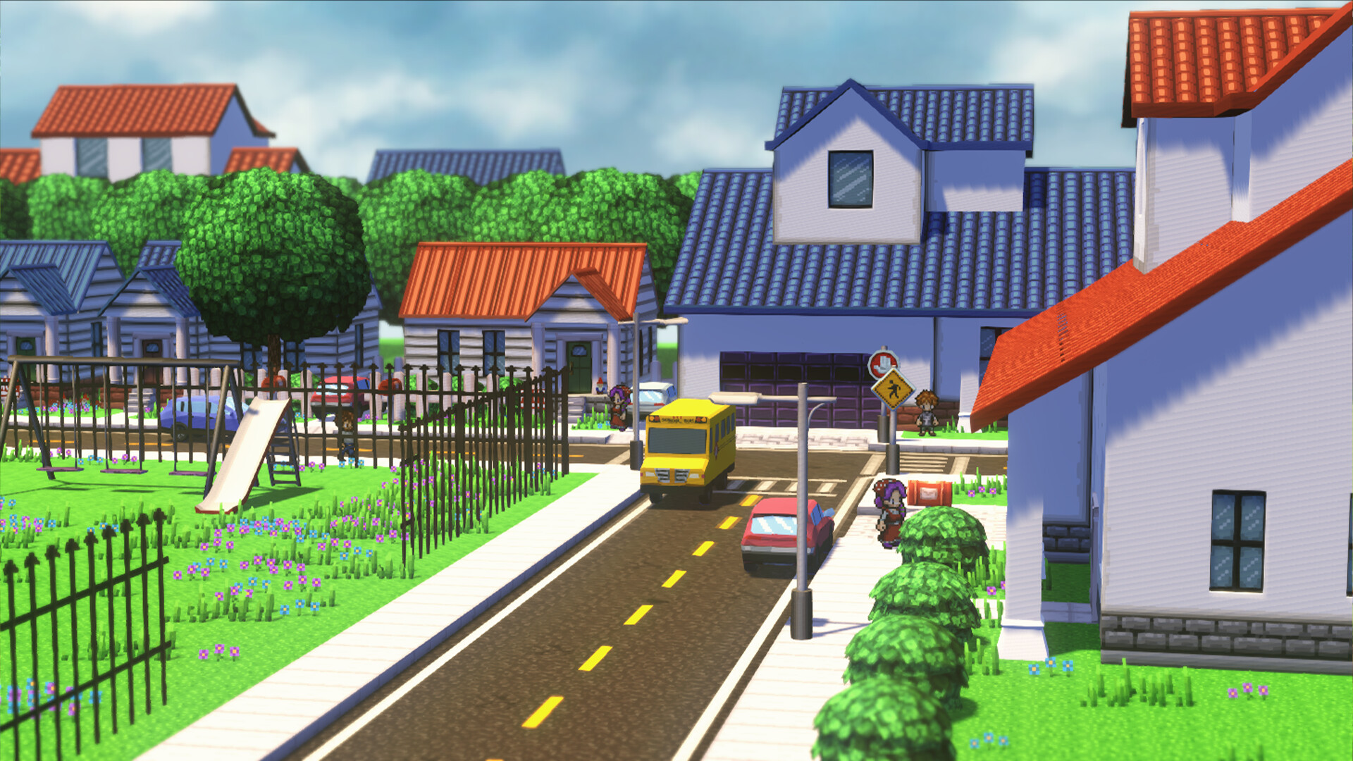 #1. RPG Developer Bakin PixelScapes Modern Suburban Pack (Steam) By: SmileBoom Co.Ltd.