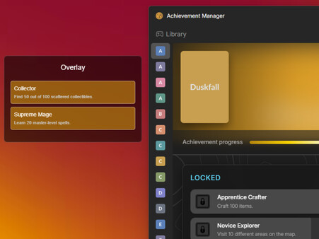Achievement Managerfor windows and Linux 1