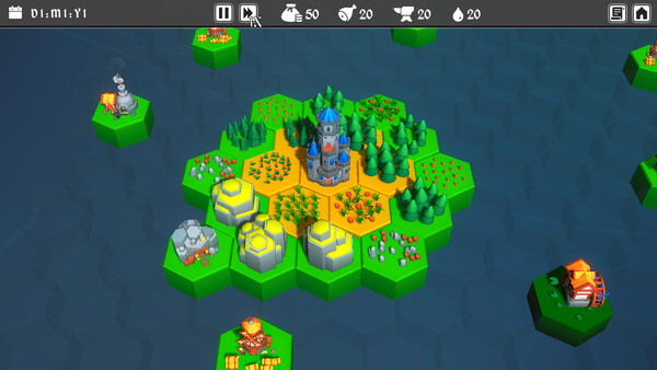 Screenshot of Boardlords gameplay showing in-action mechanics