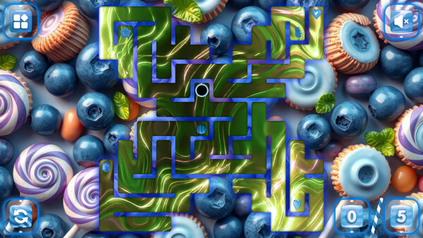 Sweetie Candy Maze: Blueberry.