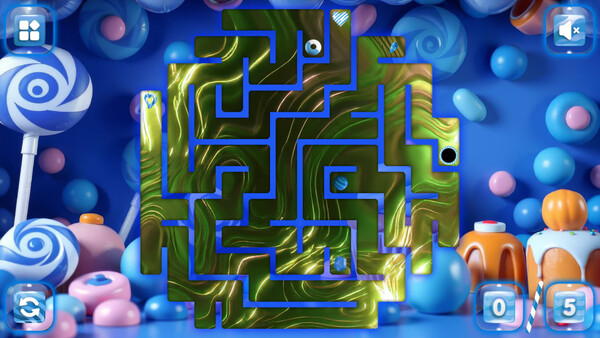 Скриншот 3 из игры Sweetie Candy Maze: Blueberry