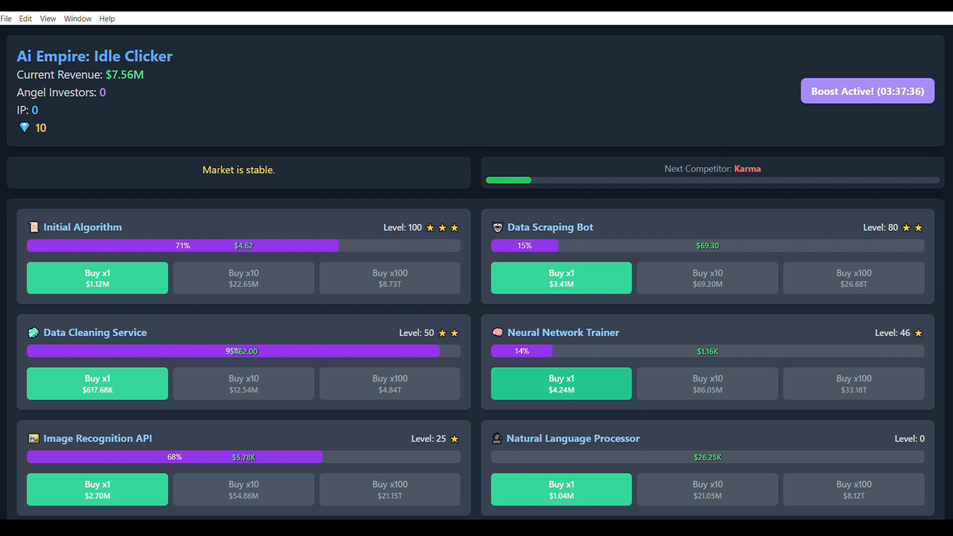 #1. Ai Empire: Idle Clicker (Steam) Által: Keo R. Bun