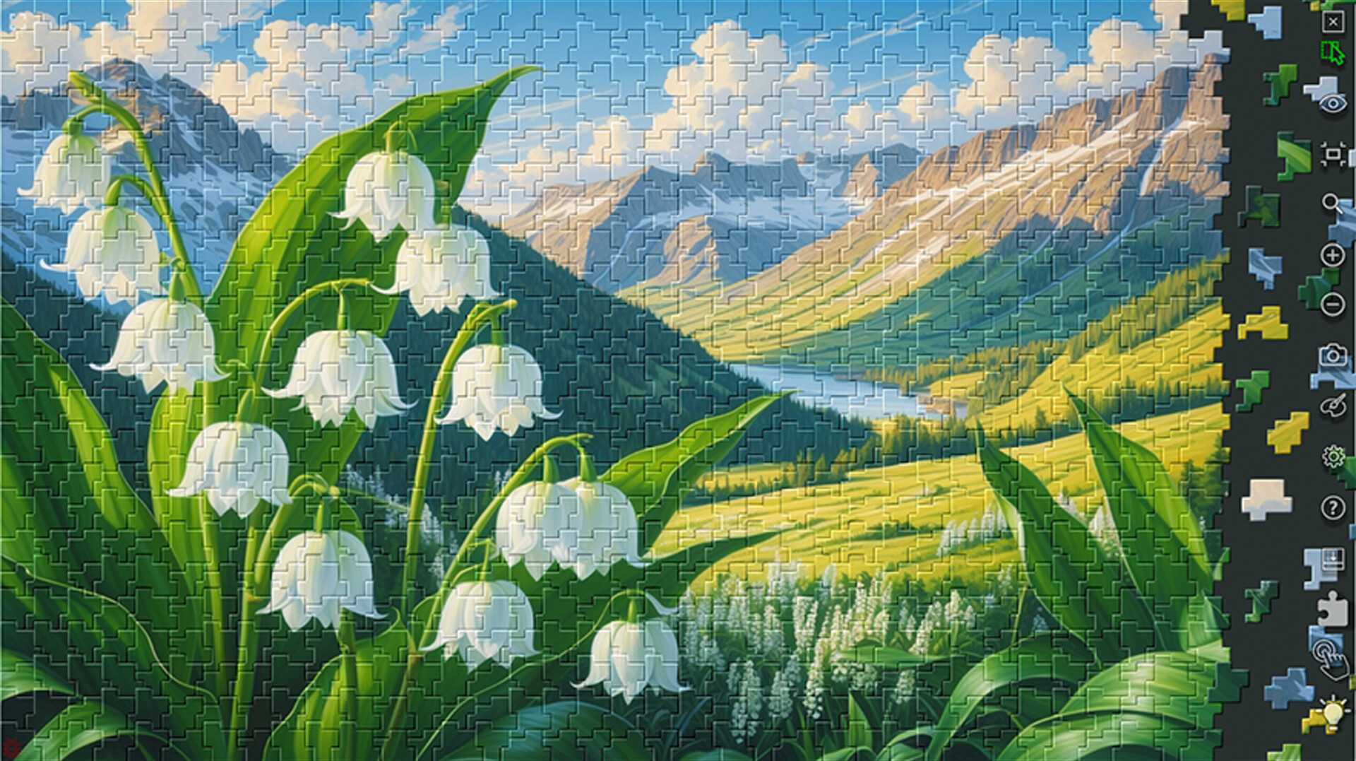 #5. Master of Pieces © Jigsaw Puzzle DLC - Flora of Nations (Steam) بواسطة: Graphium Studio