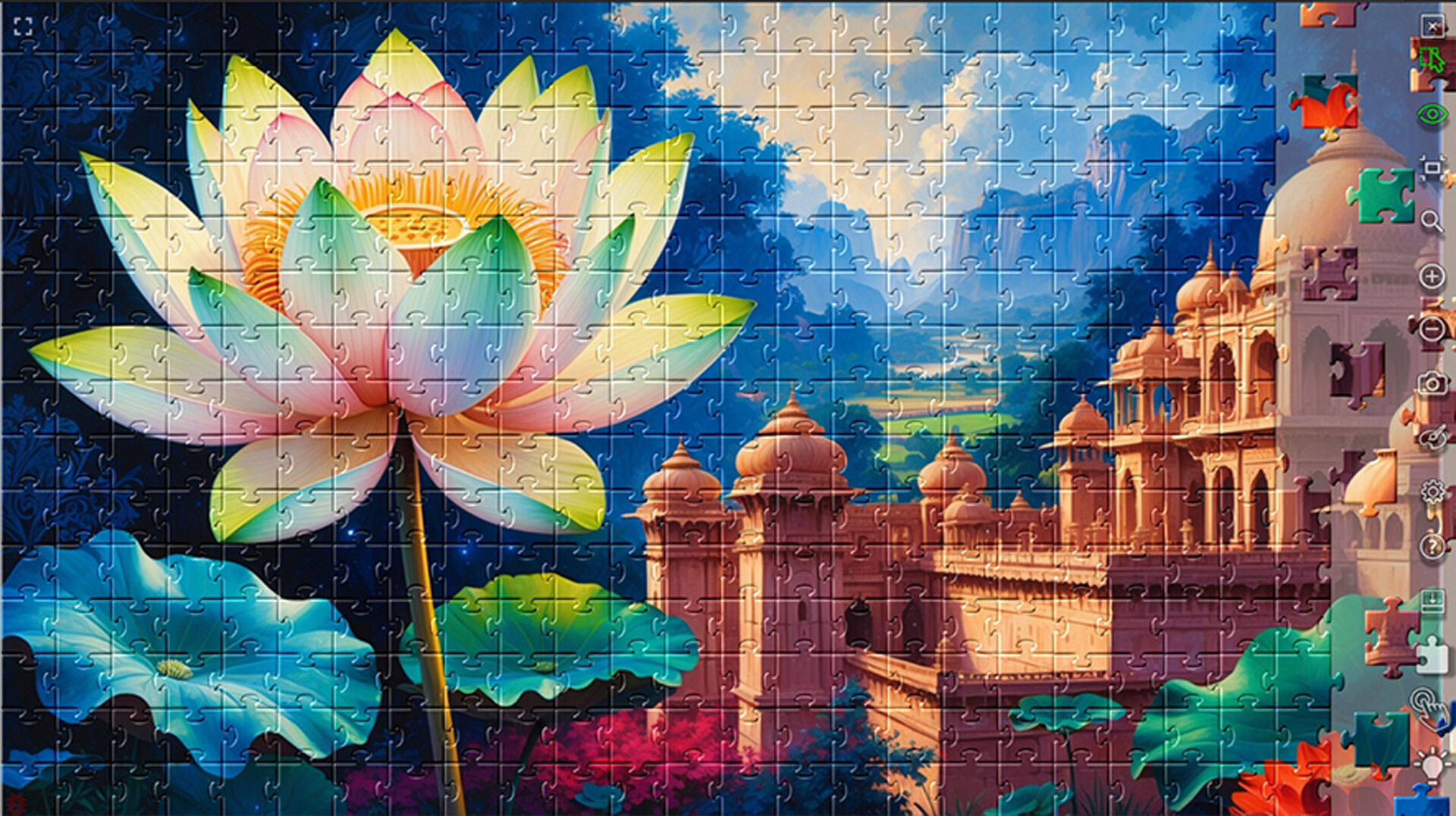 #9. Master of Pieces © Jigsaw Puzzle DLC - Flora of Nations (Steam) بواسطة: Graphium Studio
