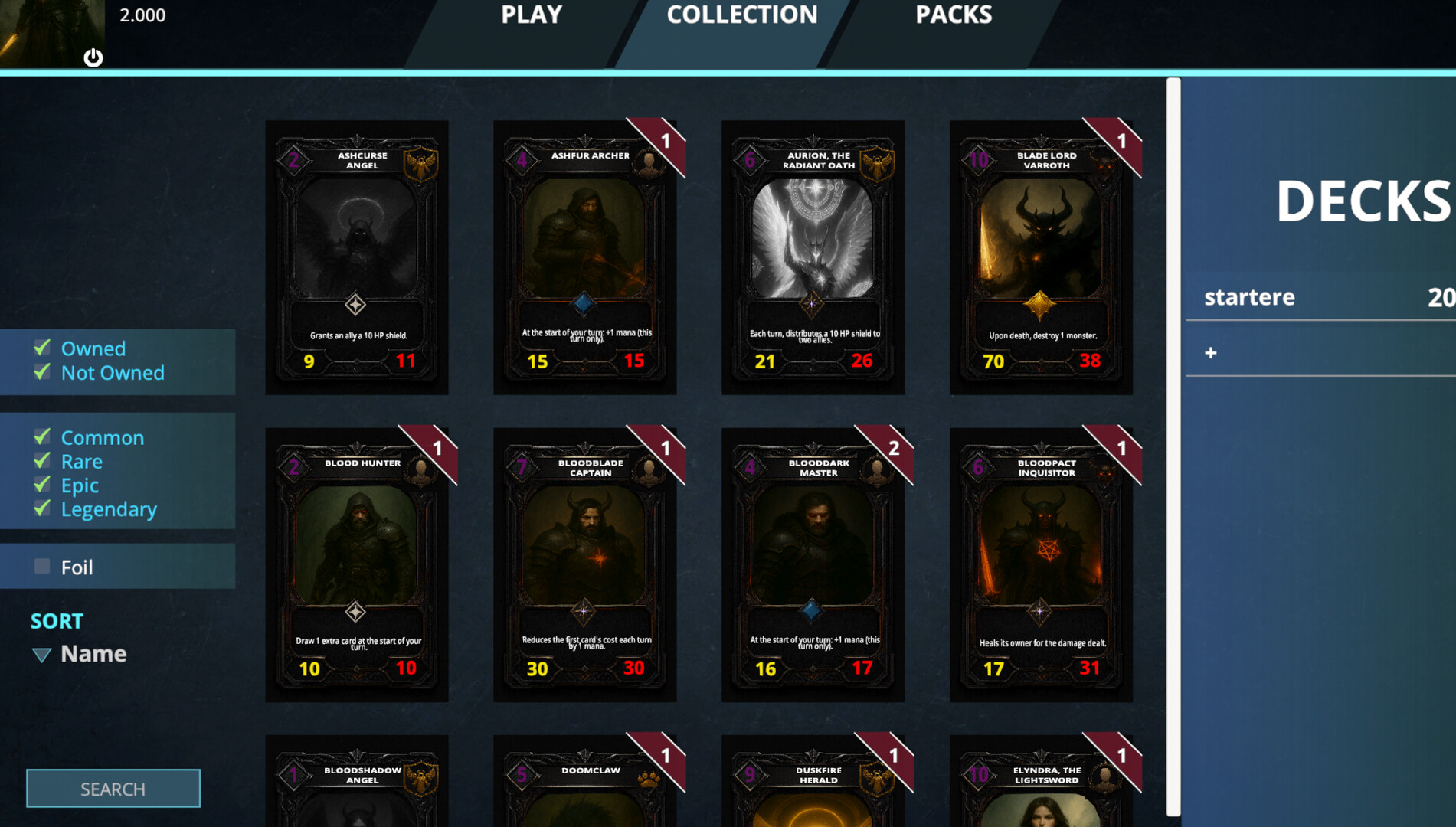 ShadowReign TCG screenshot #2