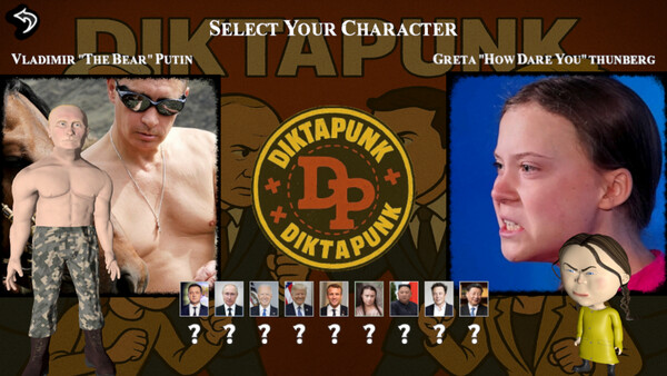 Скриншот из DiktaPunk: The PolitiKal (and Satirikal) Fighting Game