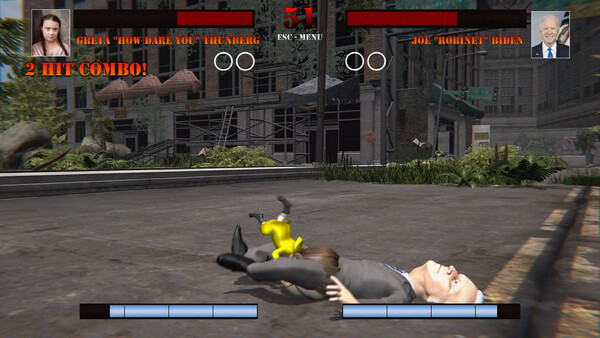 Скриншот из DiktaPunk: The PolitiKal (and Satirikal) Fighting Game