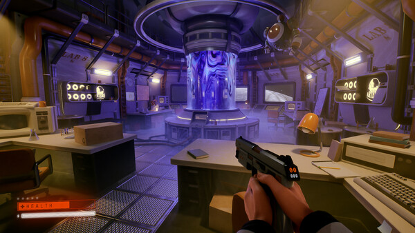 Screenshot of Proxima gameplay showing in-action mechanics