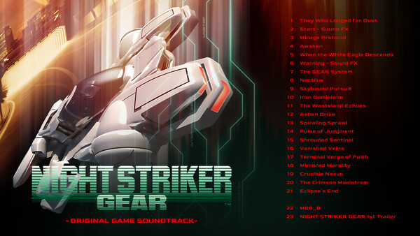 NIGHT STRIKER GEAR - Original Game Soundtrack -