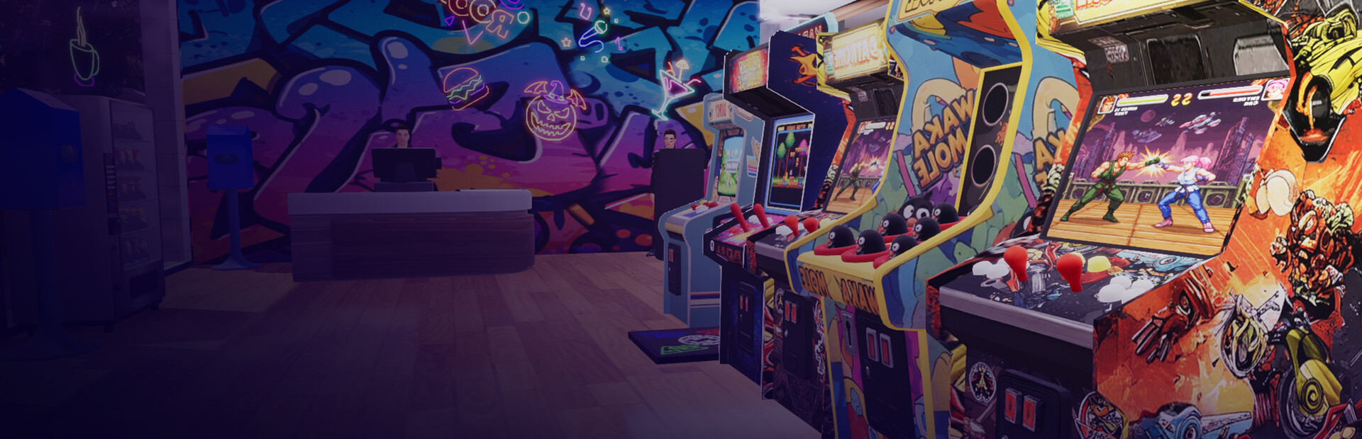 Retro Arcade Shop Simulator
