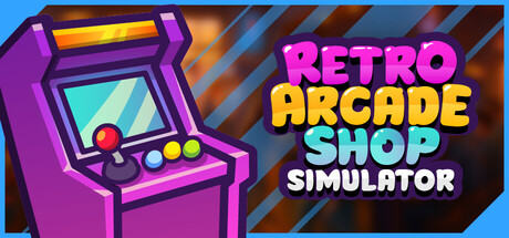Retro Arcade Shop Simulator Banner