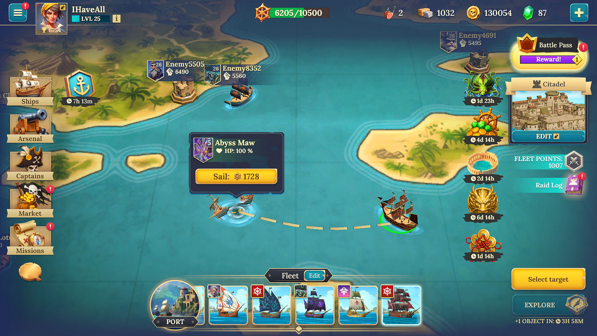 Pirate Ships screenshot #3