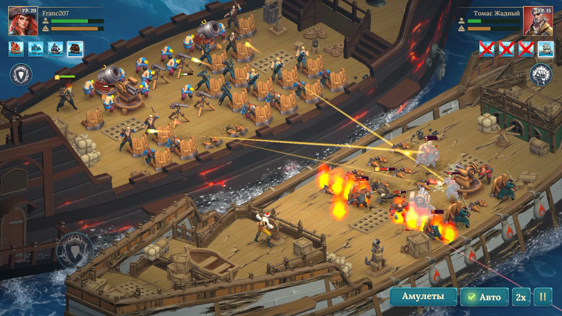 Скриншот игры Pirate Ships - 1