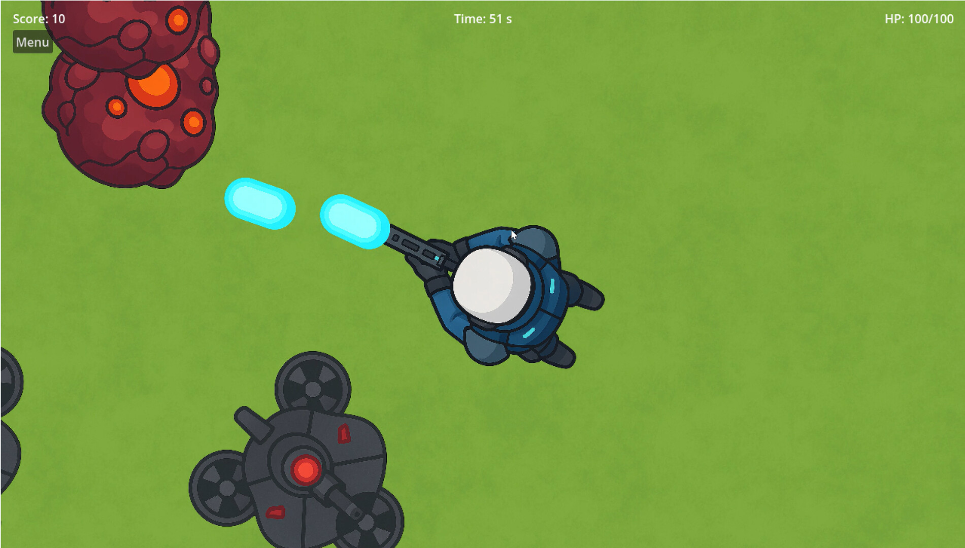 #2. Leadstorm Survivors (Steam) De: Theodor N. Engøy