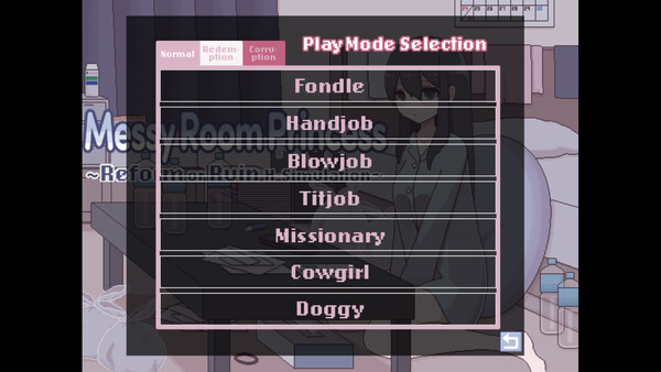 Screenshot 4 of Messy Room Princess ~Reform or Ruin H-Simulation~ - final gameplay screenshot