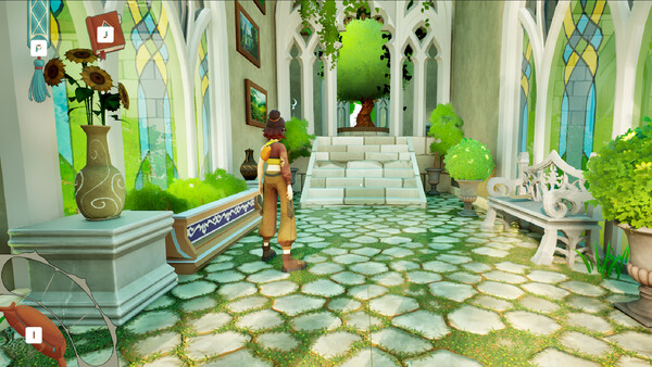 Screenshot of Traces of Nyphs gameplay showing in-action mechanics