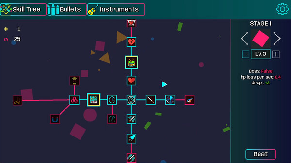 Скриншот 2 из игры Beat Shapes