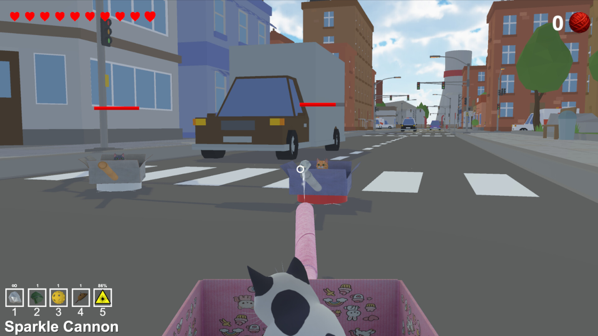 Purrfect Tanks - The Yarnpocalypse screenshot #4