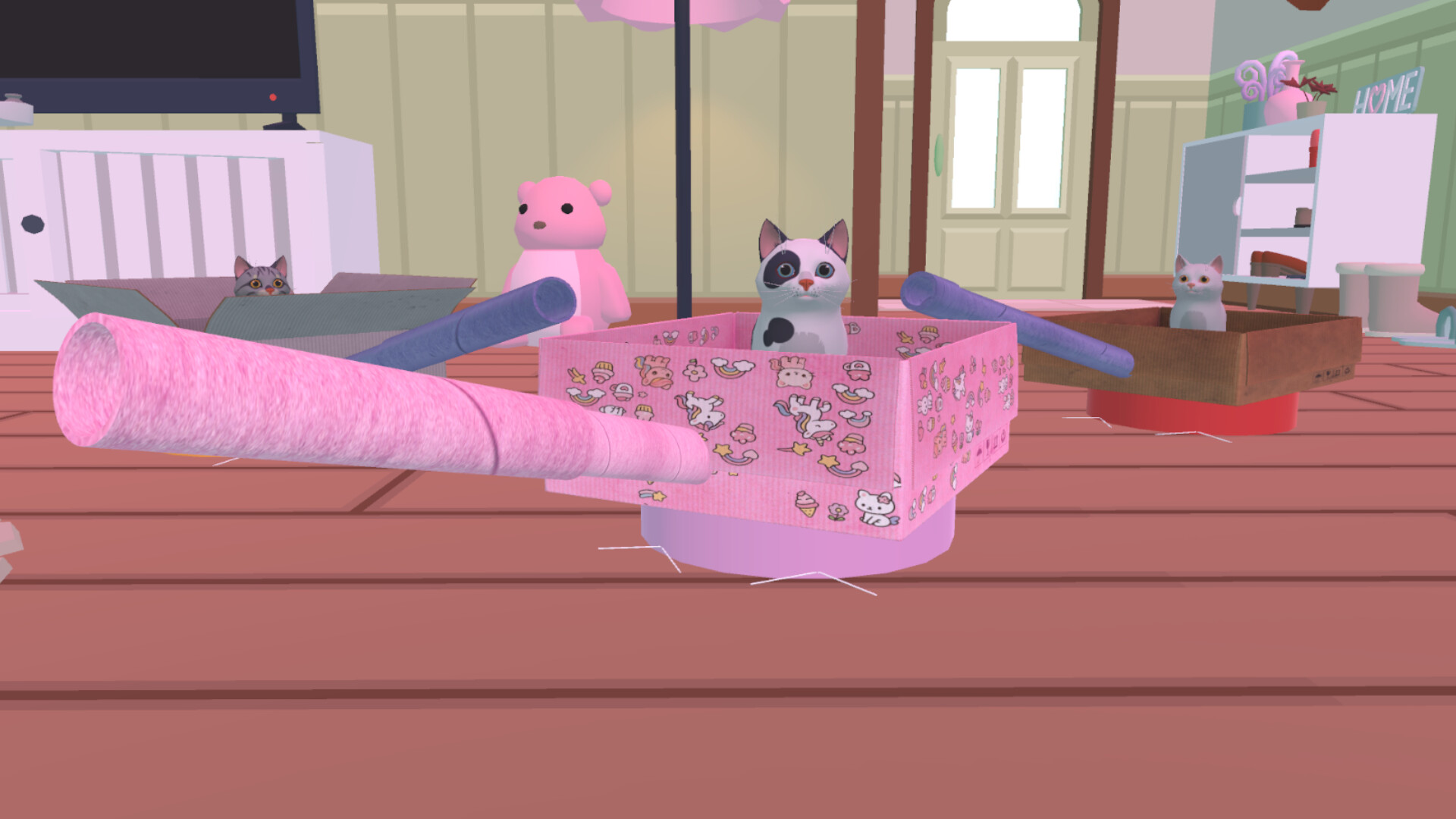 Purrfect Tanks - The Yarnpocalypse screenshot 1