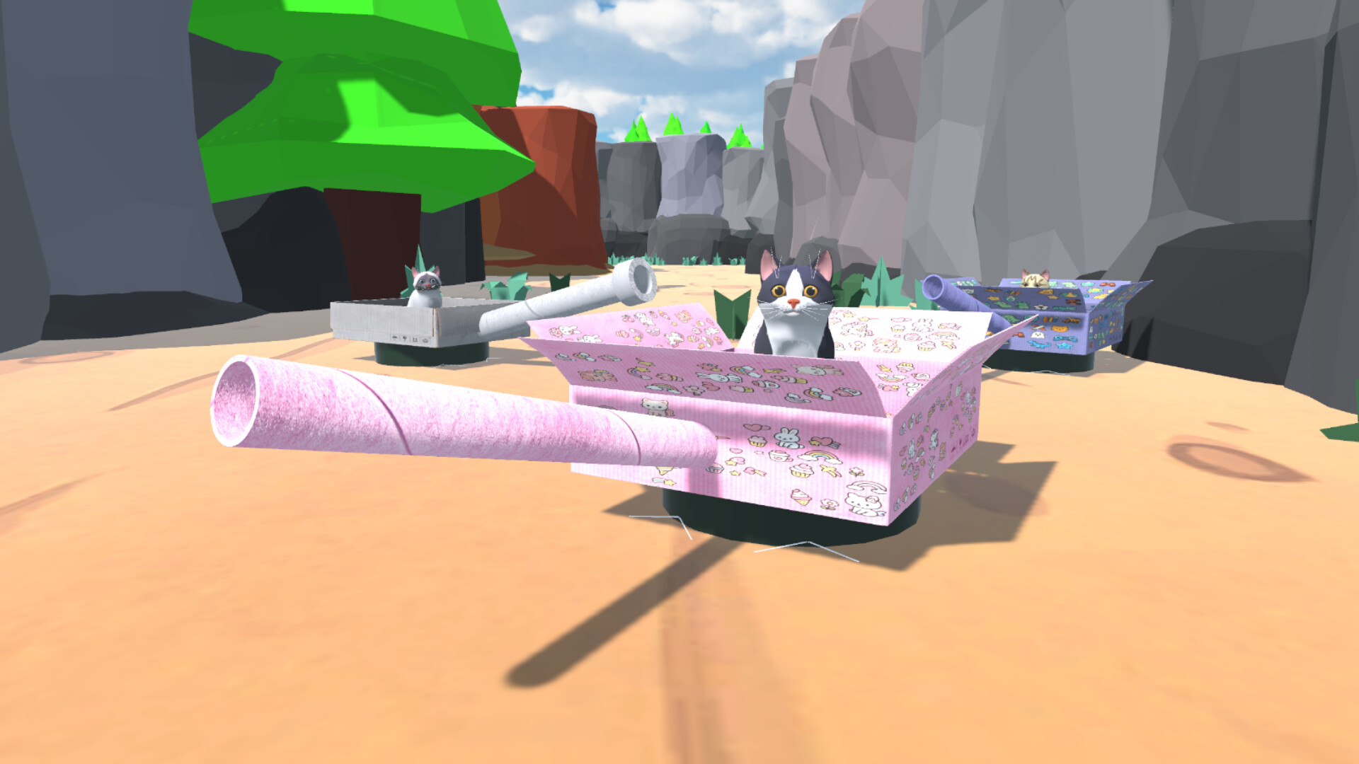 Purrfect Tanks - The Yarnpocalypse screenshot #1