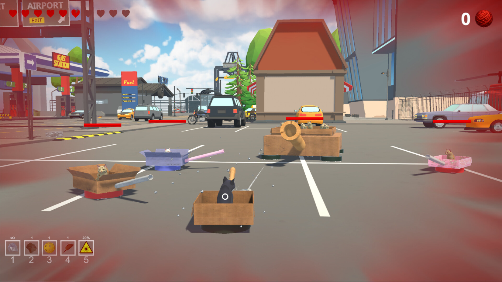 Purrfect Tanks - The Yarnpocalypse screenshot #5