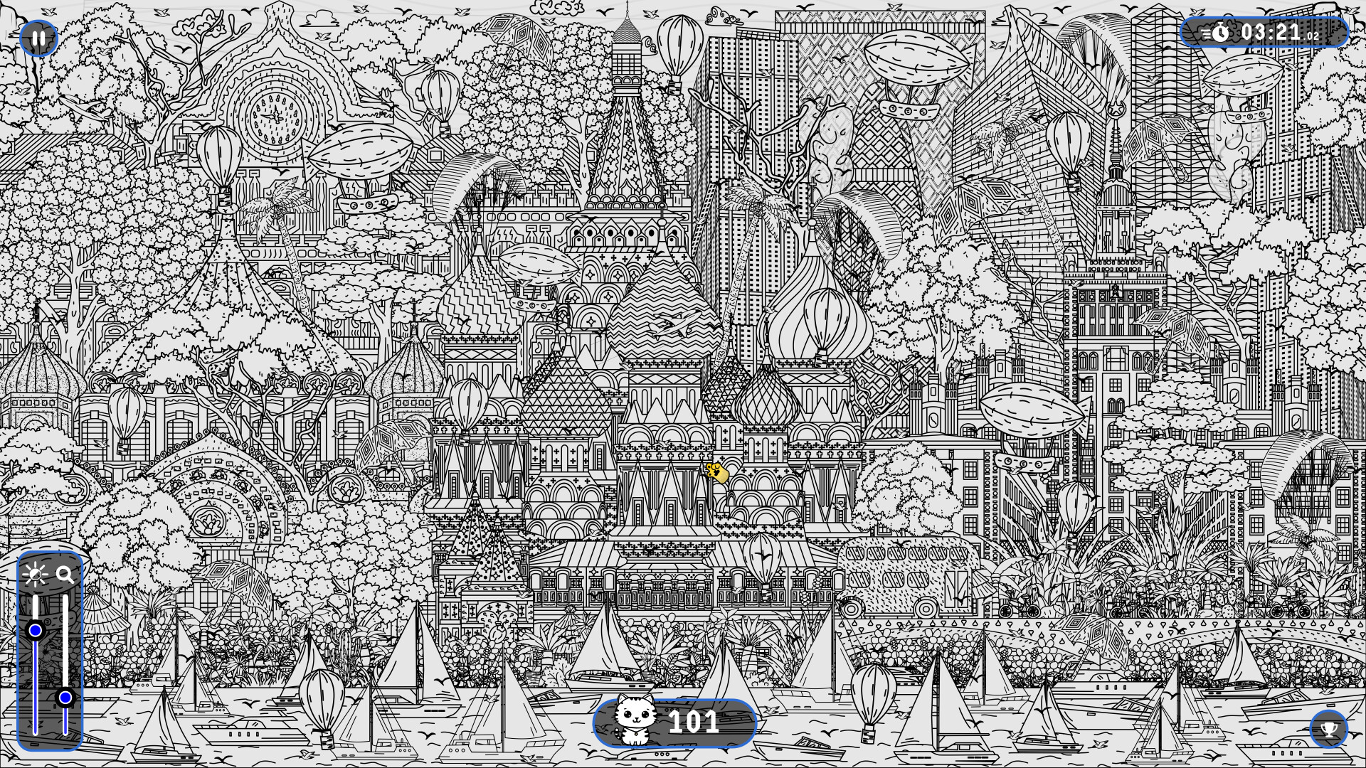 Hidden Pets: 101 Cats in Moscow screenshot 1