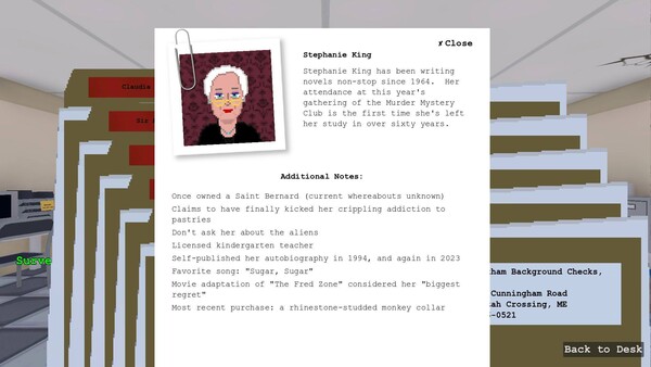 Whodunnit: the Midnight Murder Mystery Files Demo screenshot 4