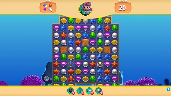 Gem Hunter Match game for Linux 1