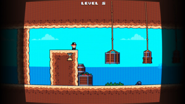Screenshot of Captain Speedfin gameplay showing in-action mechanics