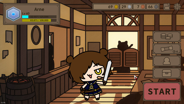 Screenshot of Kriv Solas gameplay showing in-action mechanics