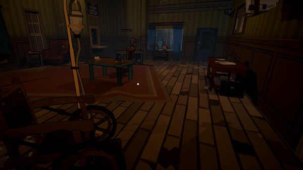 Screenshot of Optasia: The Last Visit gameplay showing in-action mechanics