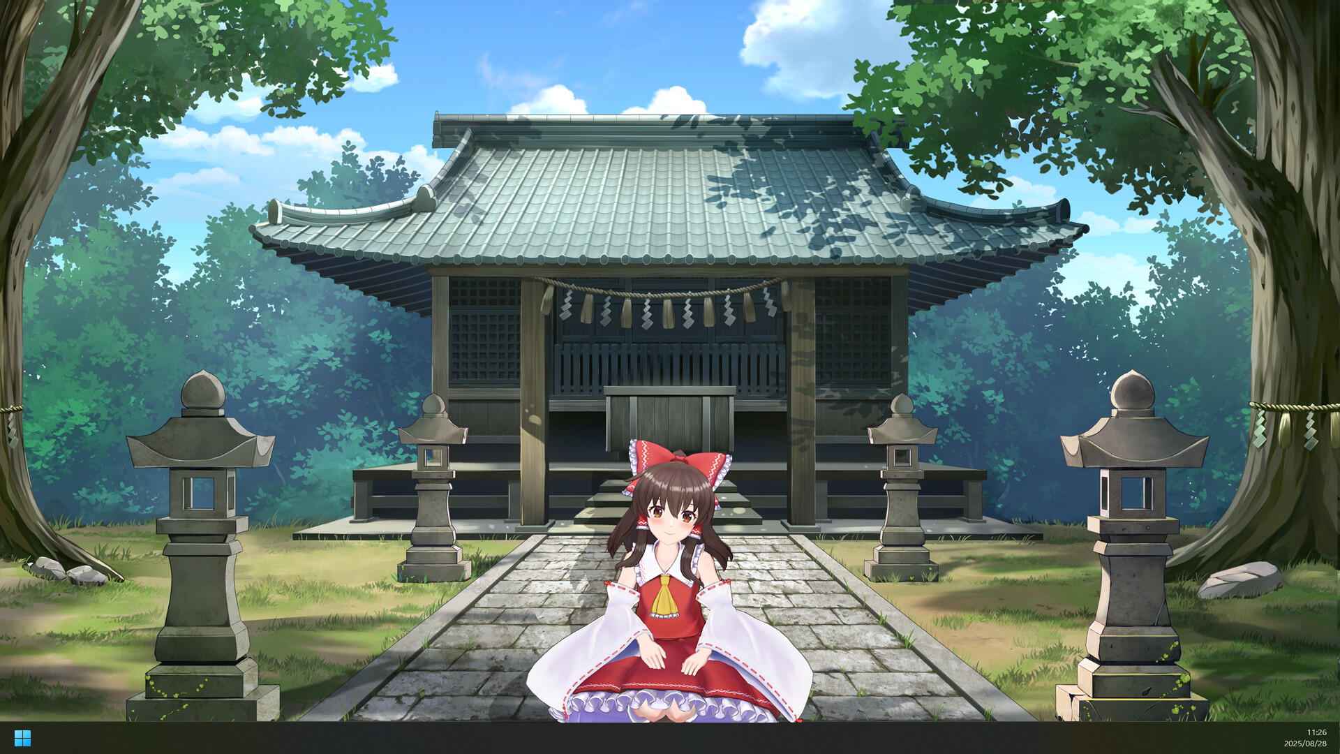 #4. Desktop Mate Hakurei Reimu DLC (Steam) By: infiniteloop