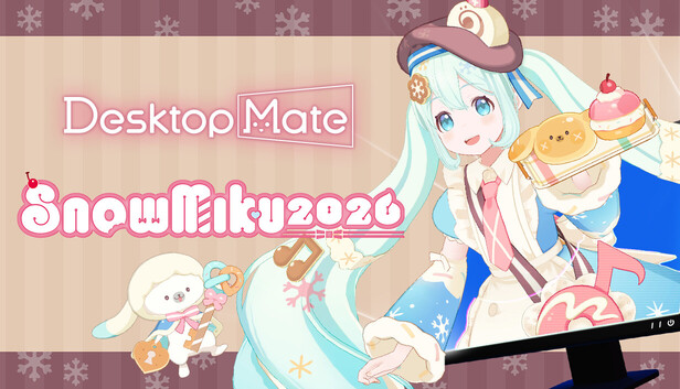 Steam：Desktop Mate 雪ミク「SNOW MIKU 2026 Ver.」DLC