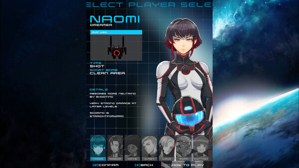 Screenshot of Psyvariar 3 gameplay showing in-action mechanics