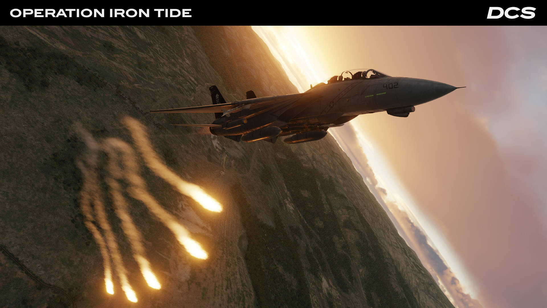 #9. DCS: F/A-18C & F-14B Operation Iron Tide Campaign by Sandman Simulations (Steam) Podle: Eagle Dynamics SA